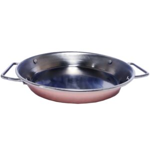 Paellera 18 X 03 cm - Cobre com Inox