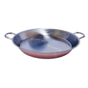 Paellera 20 X 03 cm - Cobre com Inox